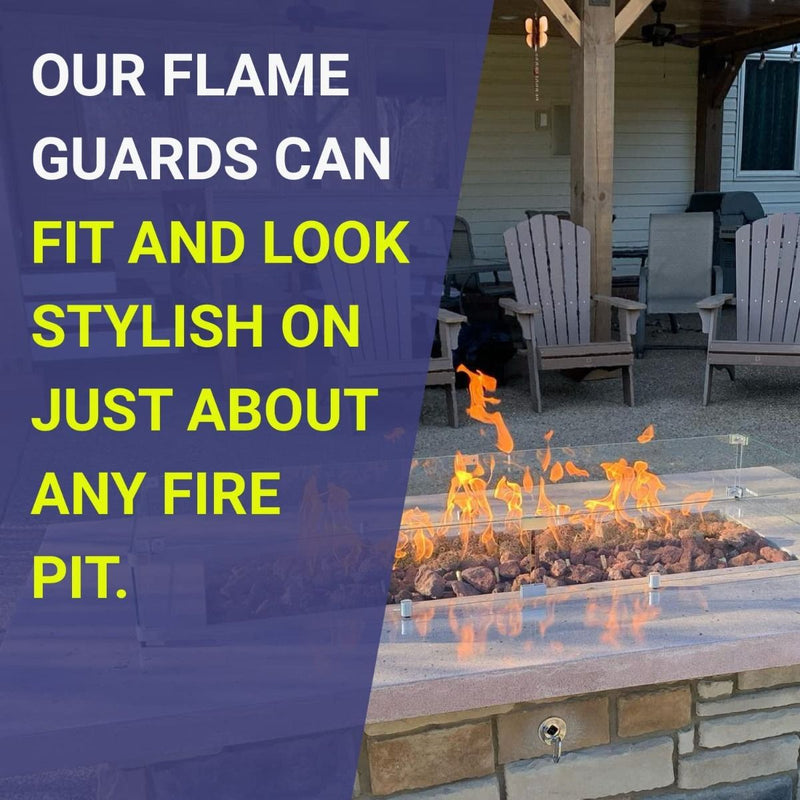 American Fire Glass Flame Guard-Round