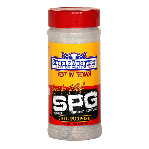 Sucklebusters SPG (Salt, Pepper, Garlic) BBQ Rub - Premier Grilling