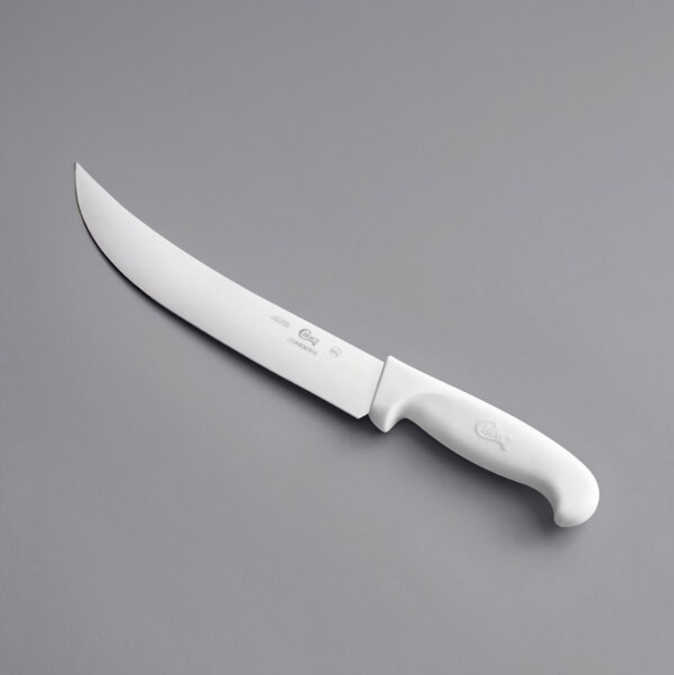 Choice 10" Cimeter Knife with White Handle