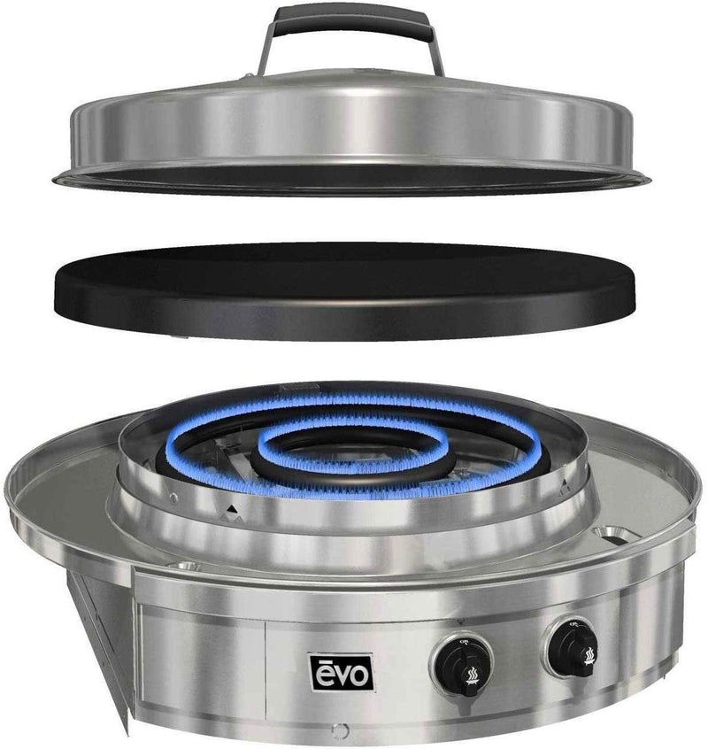 EVO Affinity 30G Drop-In with Seasoned Cooktop