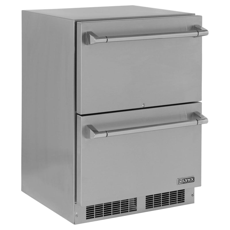 Lynx 24" Two Drawer Refrigerator - Premier Grilling