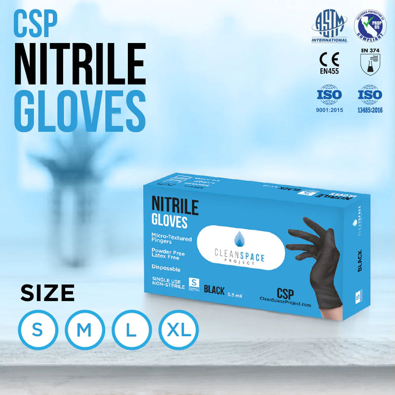 Clean Space Project Nitrile Gloves