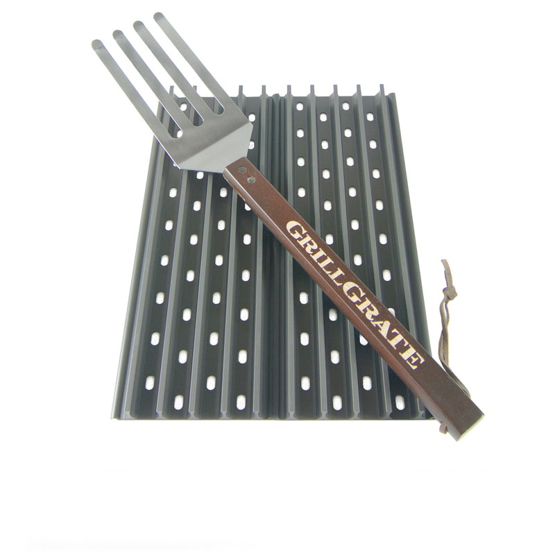 GrillGrate 12" Panels for Green Mountain Davy Crockett Pellet Grill, 2-Count - Premier Grilling
