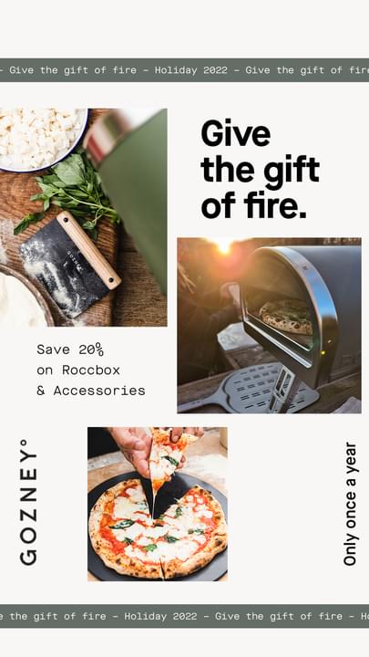Gozney Signature Edition Roccbox Pizza Oven