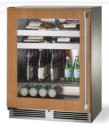 Perlick 18" Signature Series Sottile Depth Outdoor Beverage Center with Panel Ready Glass Door