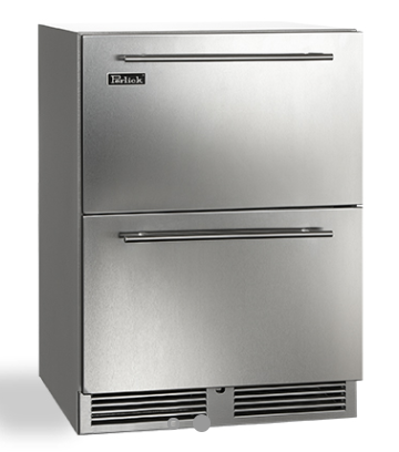 Perlick 24" C-Series Outdoor Refrigerator Drawers, Stainless Steel