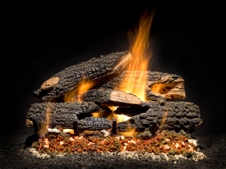 Golden Blount 'Texas Bonefire' Charred Logs - Premier Grilling