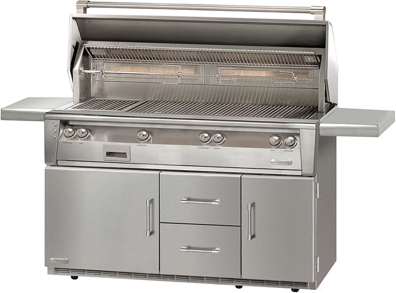 Alfresco 56" Standard Gas Grill on Refrigerated Base