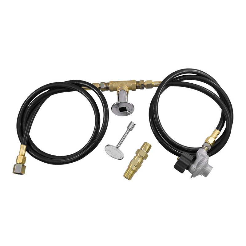 HPC 18" Round Flat Pan w/ Spark Ignition Kit (12" Ring) - Premier Grilling