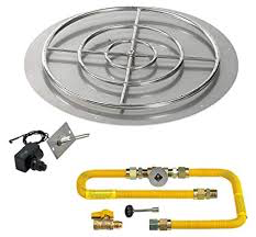 HPC 36" High Capacity Round Flat Pan w/ Spark Ignition Kit (30" Ring), Natural Gas - Premier Grilling