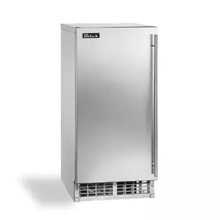 Perlick 15" Signature Series Clear Ice Maker w/ Stainless Steel Solid Door - Premier Grilling